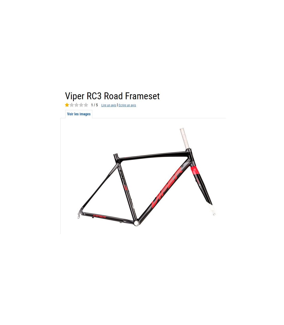 viper rc3 road frameset