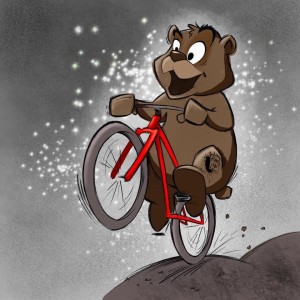 L’ours à bicyclette